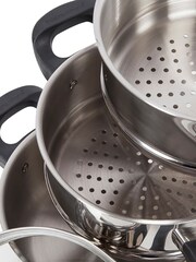 Morphy Richards 8 Piece Clear Pan Set - Image 4 of 4