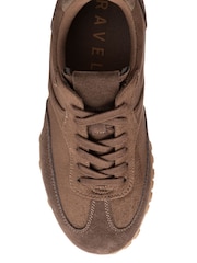 Ravel Brown Lace Up Trainers - Image 4 of 4