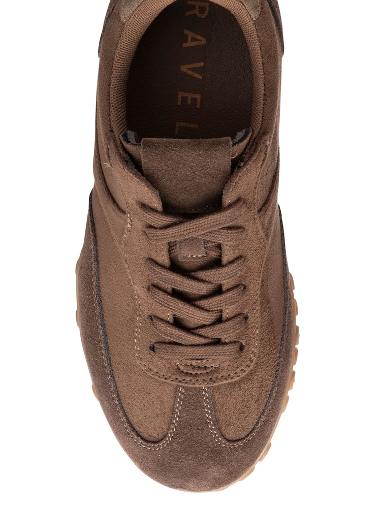 Ravel Brown Lace Up Trainers - Image 4 of 4 Ravel Brown Lace Up Trainers - Image 4 of 4