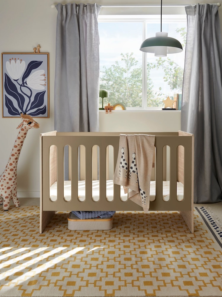 Mamas & Papas Mocha Vyne Cot - Image 2 of 8 Mamas & Papas Mocha Vyne Cot - Image 2 of 8