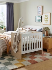 Mamas & Papas Cashmere Oak Vyne Mini Cot - Image 2 of 8