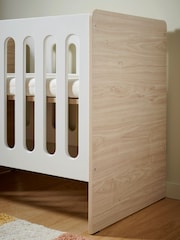 Mamas & Papas Cashmere Oak Vyne Mini Cot - Image 5 of 8