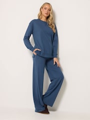 بنطلون رياضي فاخر بأرجل مستقيمة من مزيج المودال والقطن من Long Tall Sally - صورة 1 من 6