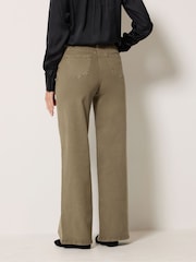 Long Tall Sally Tvättade Breda ben Jeans - Bild 3 av 5