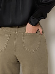 Long Tall Sally Tvättade Breda ben Jeans - Bild 4 av 5