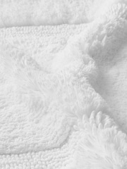 Christy White Indulge Extra Thick & Fluffy Cotton Bath Rug - Image 4 of 4