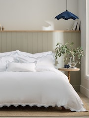 Christy Indigo Lucerne Cotton Duvet Cover & Pillowcase Set - Image 1 of 5