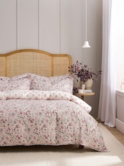 Christy Mulberry Newstead Cotton Duvet Cover & Pillowcase Set - Image 1 of 5