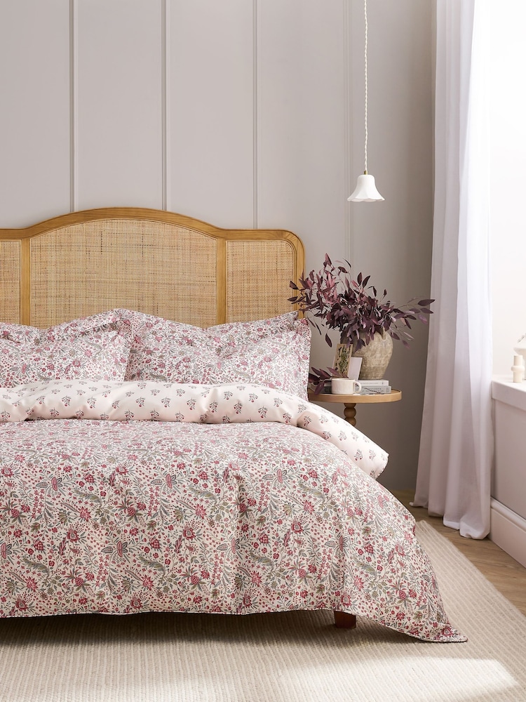 Christy Mulberry Newstead Cotton Duvet Cover & Pillowcase Set - Image 1 of 5 Christy Mulberry Newstead Cotton Duvet Cover & Pillowcase Set - Image 1 of 5