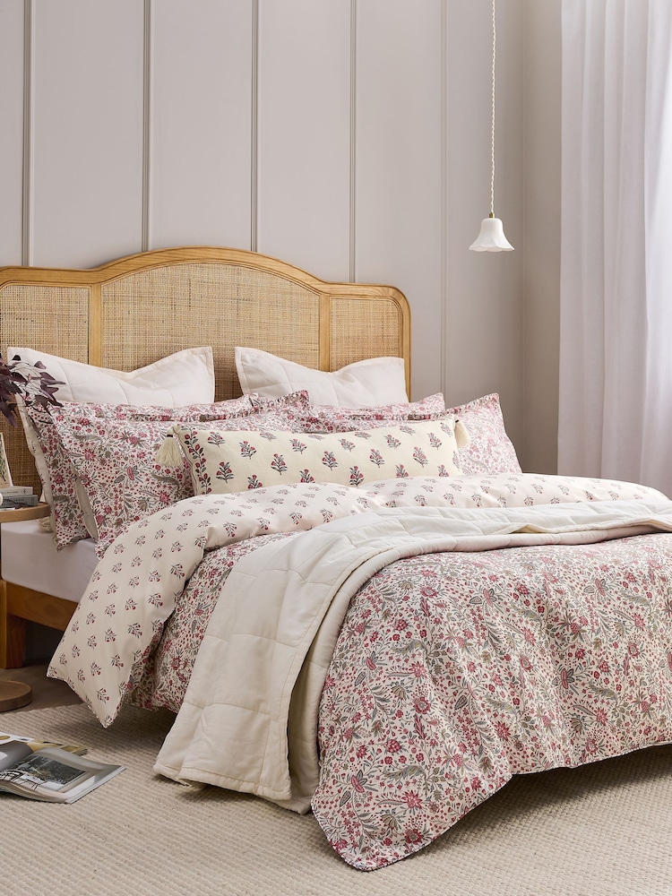 Christy Mulberry Newstead Cotton Duvet Cover & Pillowcase Set - Image 2 of 5 Christy Mulberry Newstead Cotton Duvet Cover & Pillowcase Set - Image 2 of 5