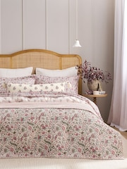Christy Mulberry Newstead Cotton Duvet Cover & Pillowcase Set - Image 4 of 5
