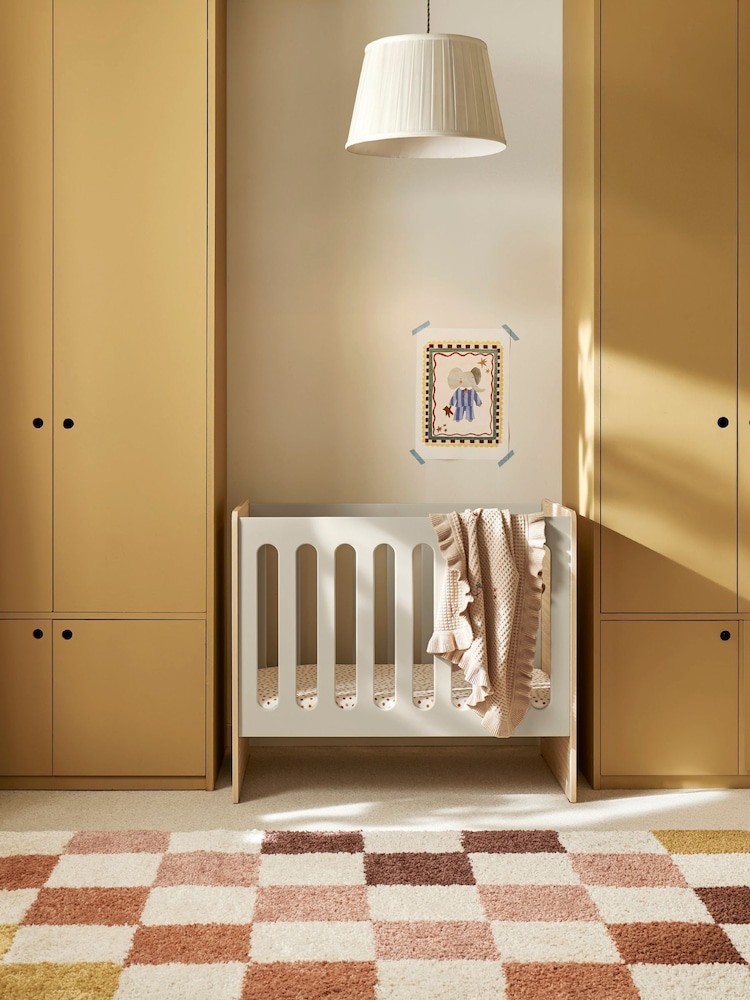Mamas & Papas White Oak Vyne Mini Cot - Image 1 of 8 Mamas & Papas White Oak Vyne Mini Cot - Image 1 of 8