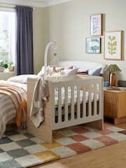Mamas & Papas White Oak Vyne Mini Cot - Image 2 of 8