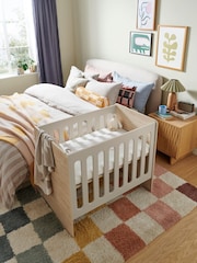Mamas & Papas White Oak Vyne Mini Cot - Image 3 of 8