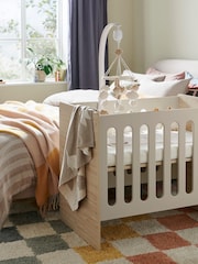 Mamas & Papas White Oak Vyne Mini Cot - Image 4 of 8