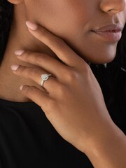 Beaverbrooks Platinum Diamond Pear Cluster Ring - Image 5 of 7