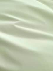 Christy Sage Pure Cotton Percale Duvet Cover & Pillowcase Set - Image 3 of 4