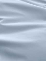 Christy Blue Pure Cotton Percale Duvet Cover & Pillowcase Set - Image 3 of 4