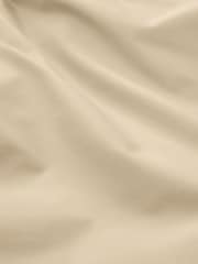 Christy Hazelnut Pure Cotton Percale Duvet Cover & Pillowcase Set - Image 3 of 4