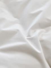 Christy White Pure Cotton Percale Duvet Cover & Pillowcase Set - Image 3 of 4