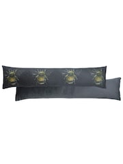 Evans Lichfield Grey Gold Bee Draught Excluder - Image 1 of 1
