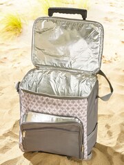 Grey Geo Picnic Cool Bag - Image 3 of 7
