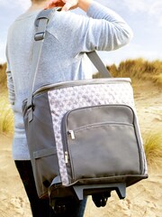 Grey Geo Picnic Cool Bag - Image 5 of 7