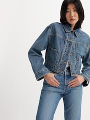 Levi's® Missed my Flight Tailored 90s Trucker Denim Jacket - Image 1 of 6