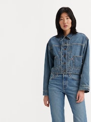 Levi's® Missed my Flight Tailored 90s Trucker Denim Jacket - Image 2 of 6