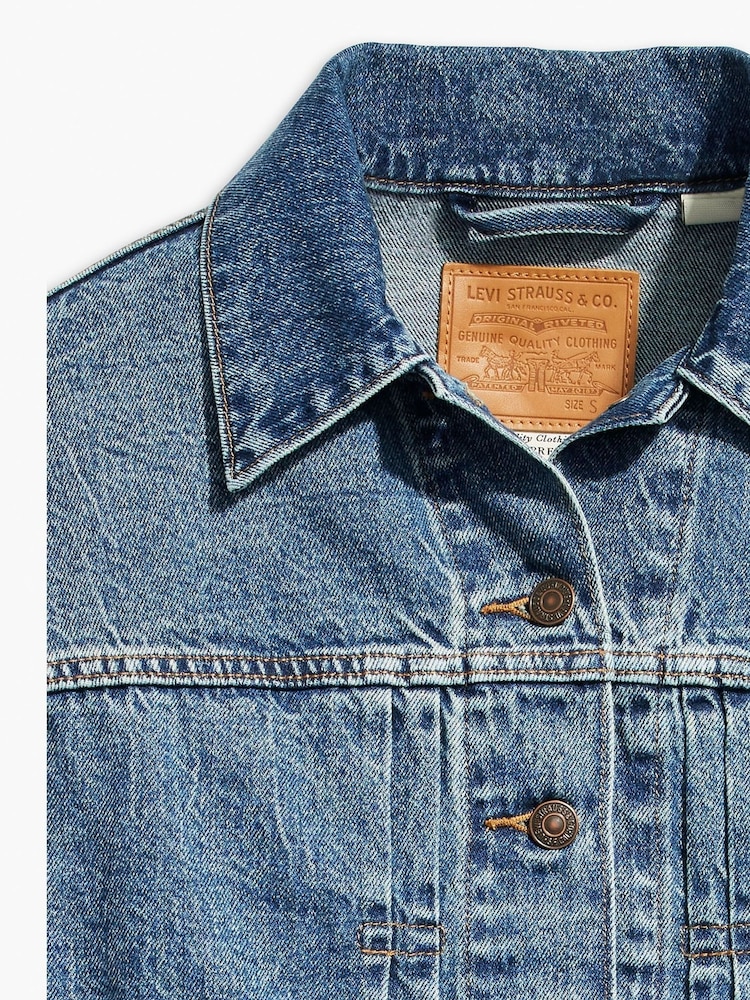 Levi's® Missed my Flight Tailored 90s Trucker Denim Jacket - Image 6 of 6