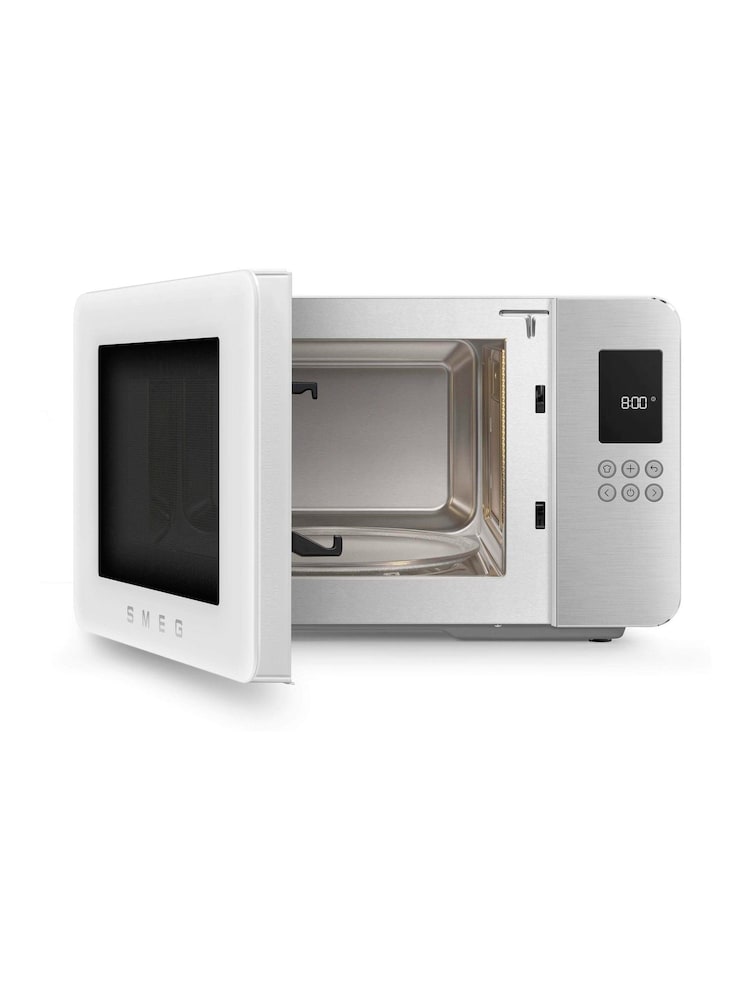 Smeg White Microwave with Grill - Image 2 of 9 Smeg White Microwave with Grill - Image 2 of 9