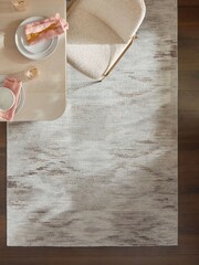 Champagne Silver Chic Ikat Rug - Image 1 of 5