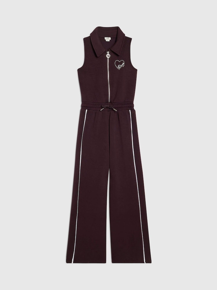 River Island Purple Zip up Jumpsuit - Image 1 of 5 River Island Purple Zip up Jumpsuit - Image 1 of 5