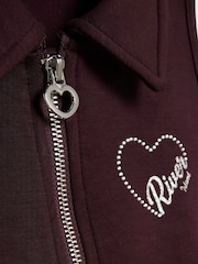 River Island Purple Zip up Jumpsuit - Image 4 of 5