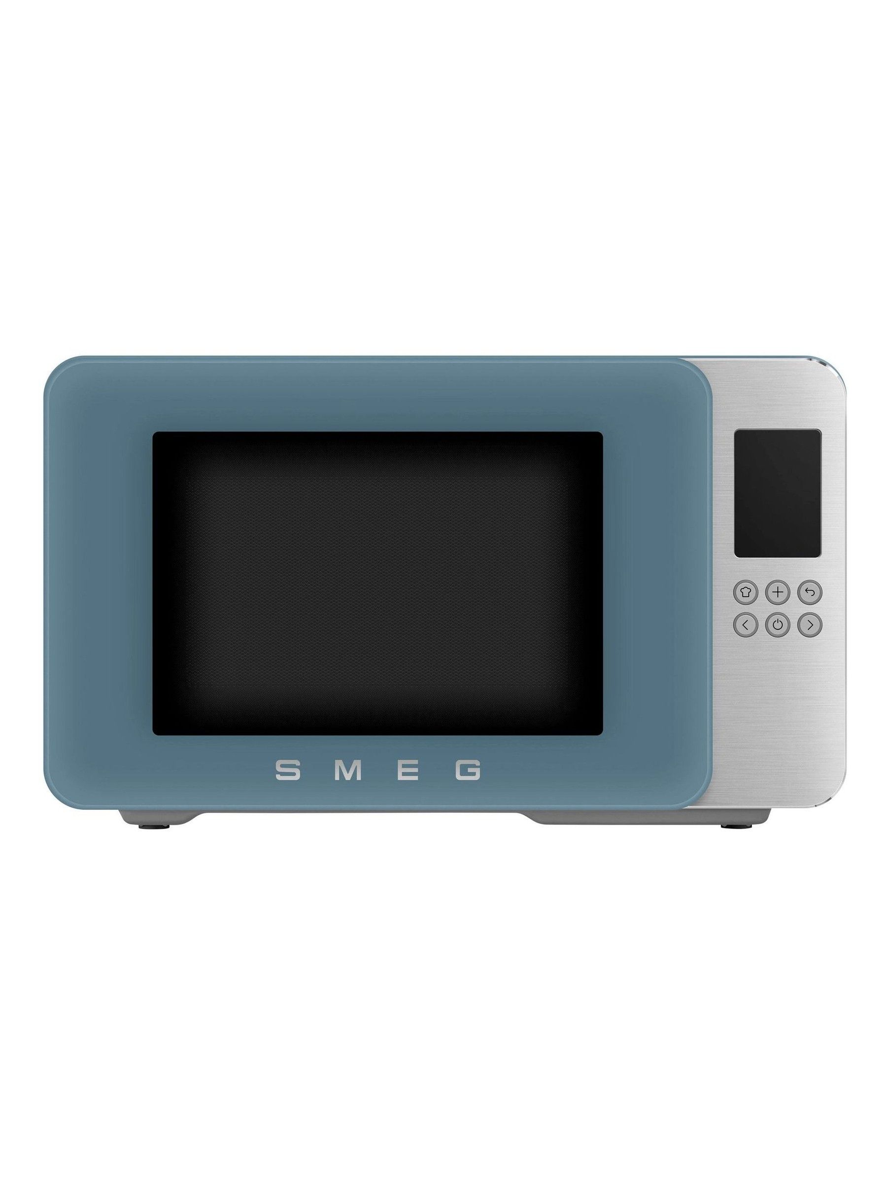 Smeg Blue Moc01sbmuk 900W Microwave With Grill 29L - Storm - Image 12