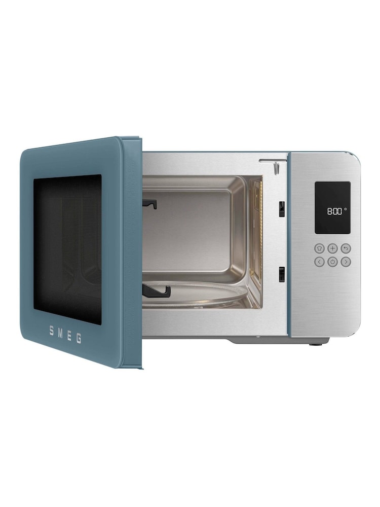 Smeg Storm Blue Microwave with Grill - Image 2 of 7 Smeg Storm Blue Microwave with Grill - Image 2 of 7