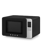 Smeg Black Microwave with Grill - Image 4 of 9