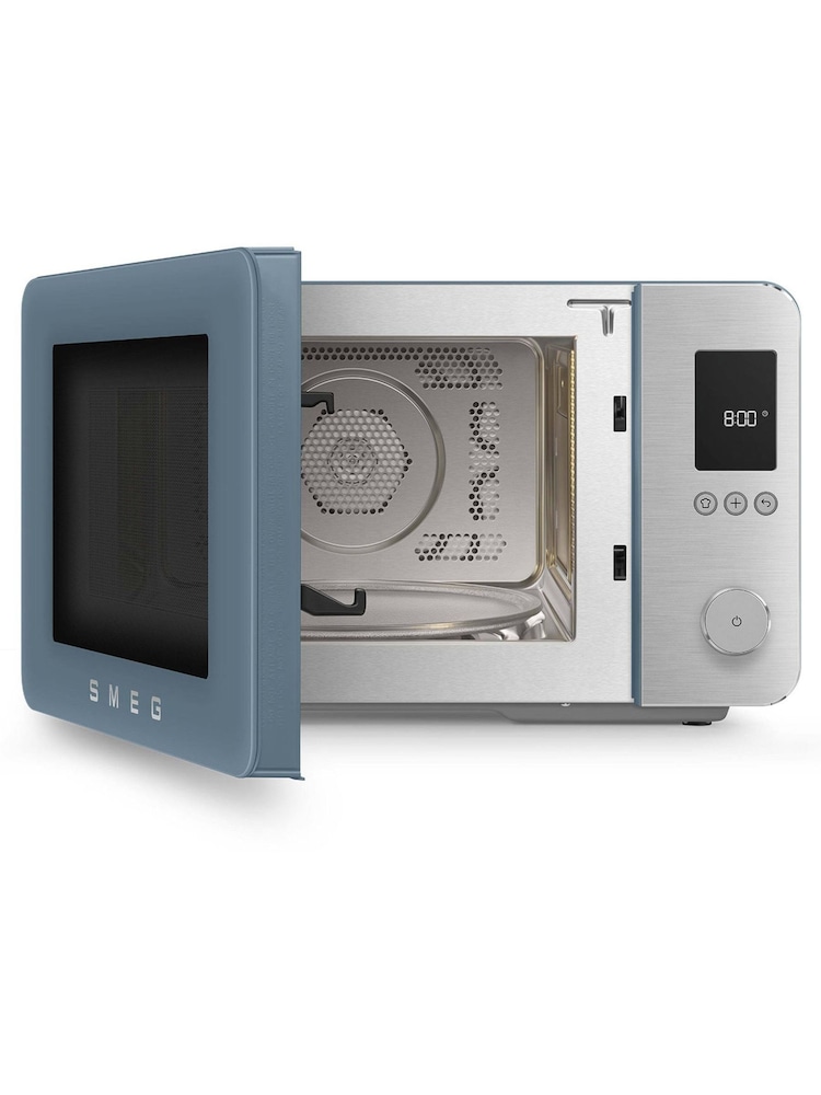 Smeg Storm Blue Combi Microwave With Grill Convection And Air Fry - Image 2 of 6 Smeg Storm Blue Combi Microwave With Grill Convection And Air Fry - Image 2 of 6