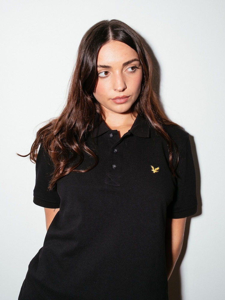 أسود - قميص بولو كلاسيكي من Lyle & Scott  - Image 5 of 11