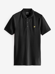 Lyle & Scott Black Classic Polo Shirt - Image 8 of 11