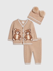 River Island Born to be Awesome Cardigan & Leggings Set - Larawan 1 ng 5