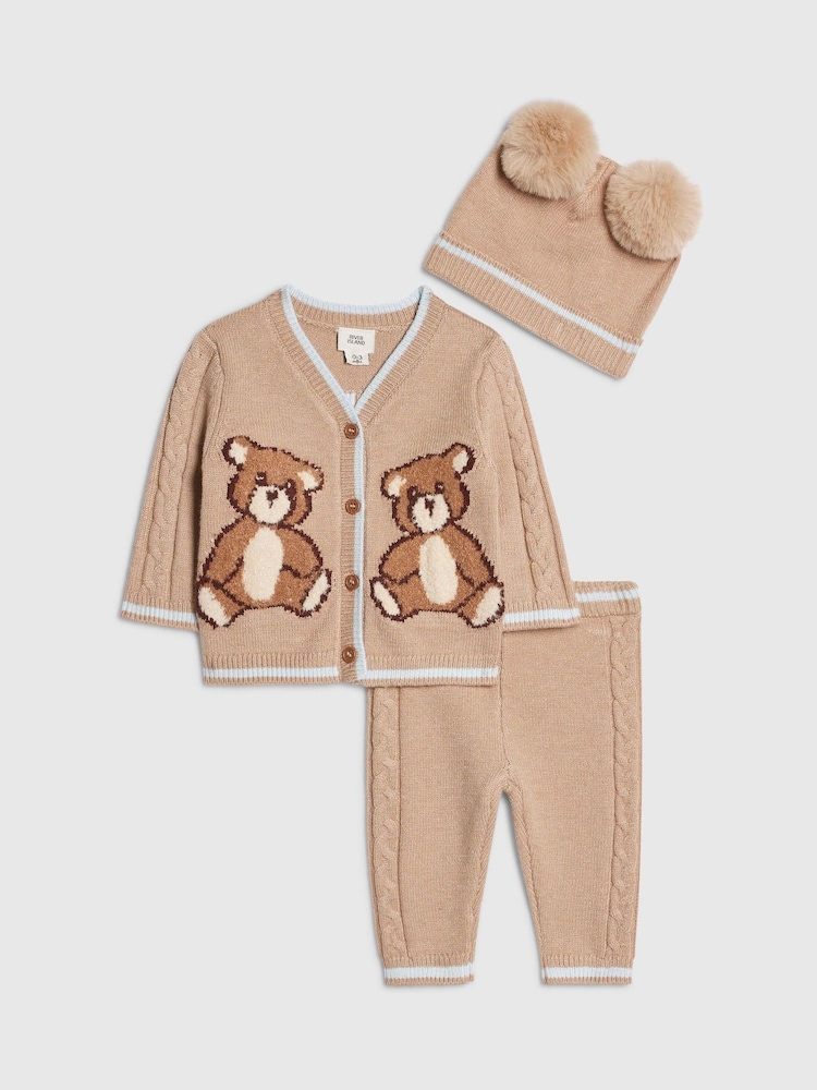 River Island Born to be Awesome Cardigan & Leggings Set - Larawan 1 ng 5