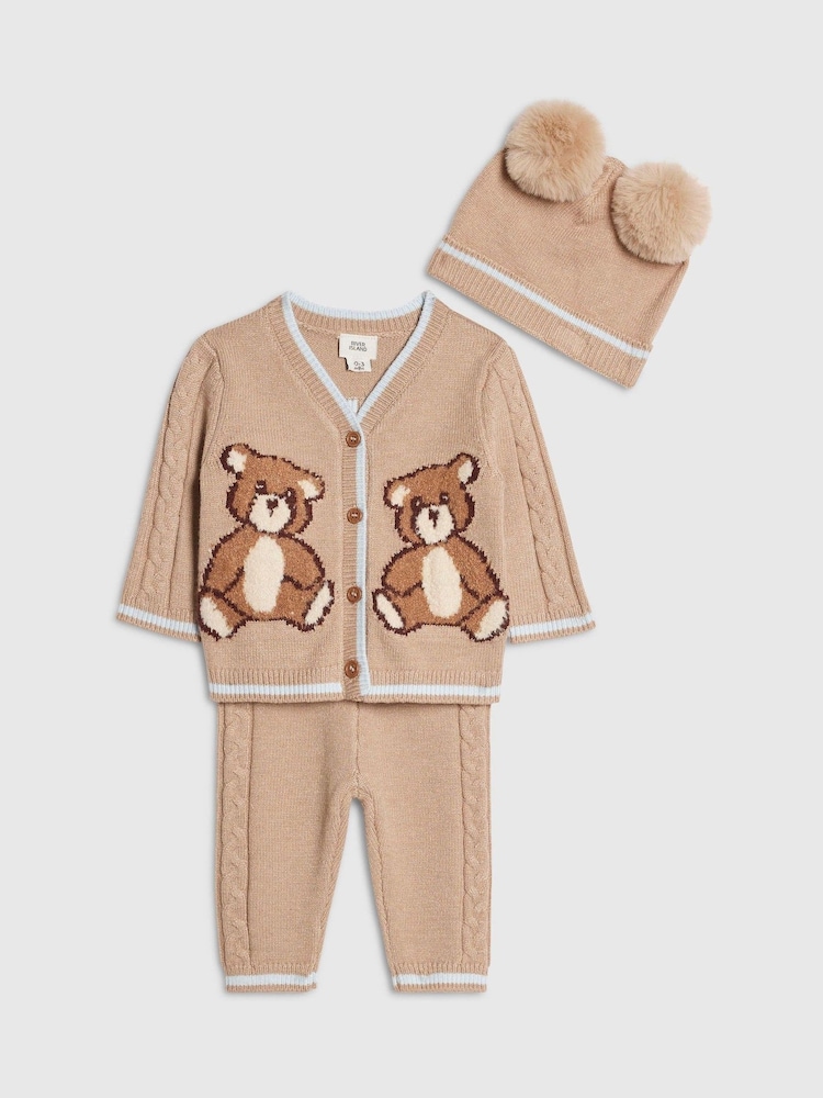 River Island Born to be Awesome Cardigan & Leggings Set - Larawan 2 ng 5