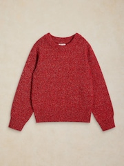 White Stuff Red Lucie Crew Neck Jumper - Image 5 of 6