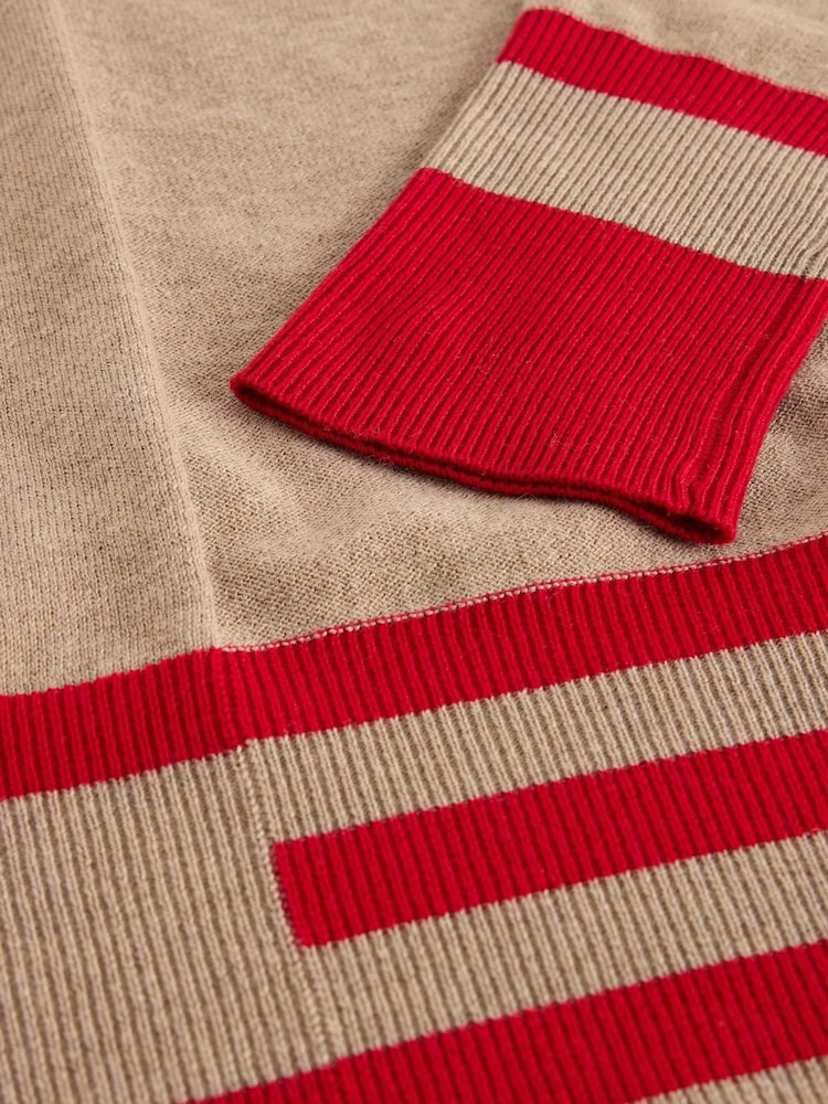 White Stuff Natural Cara Collar Jumper - Image 6 of 6 White Stuff Natural Cara Collar Jumper - Image 6 of 6