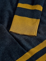 White Stuff Blue Cara Collar Jumper - Image 6 of 6