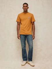 Amarillo - White Stuff Camiseta Abersoch bordada - Imagen 1 de 6