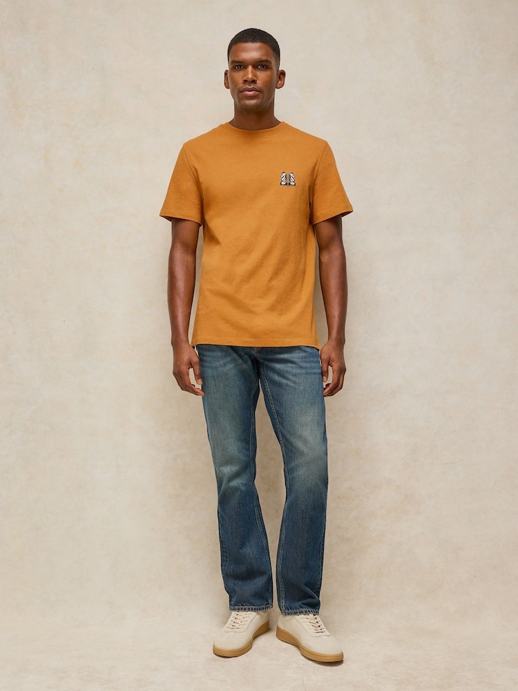 Amarillo - White Stuff Camiseta Abersoch bordada - Imagen 1 de 6