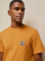 Amarillo - White Stuff Camiseta Abersoch bordada - Imagen 4 de 6