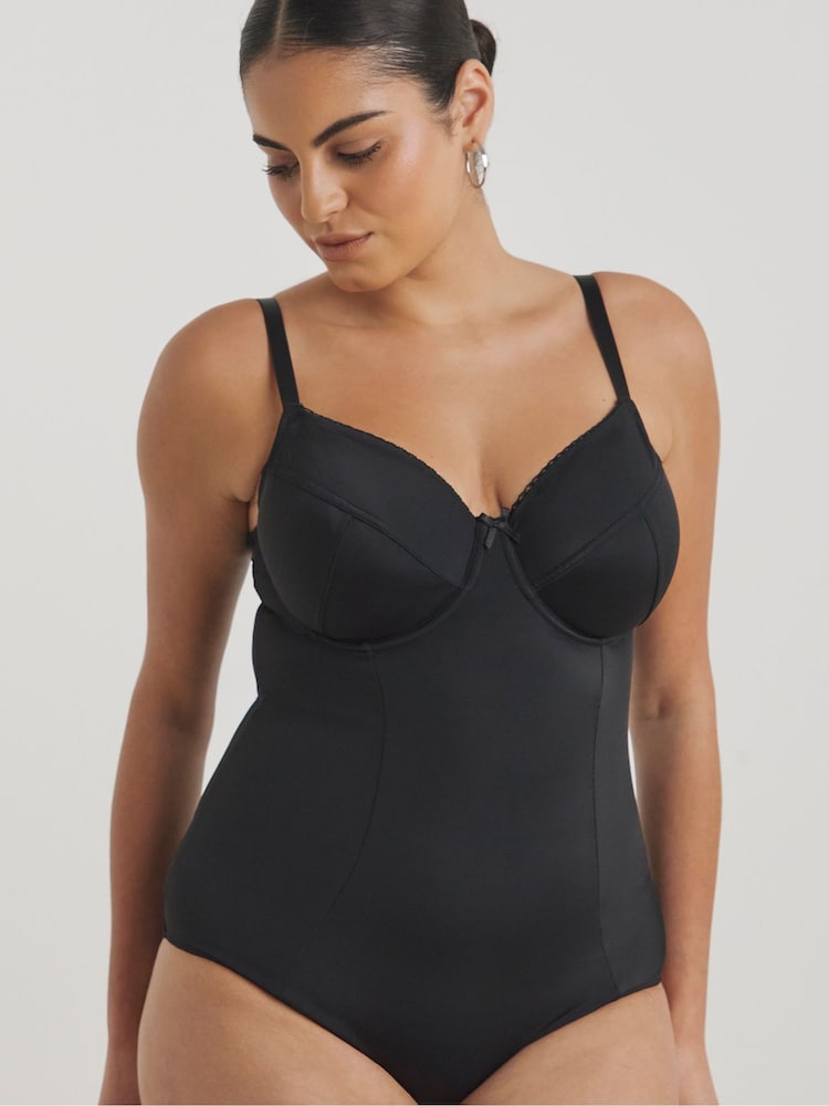Simply Be Black Magisculpt Light Control Tummy Control Body - Image 1 of 4 Simply Be Black Magisculpt Light Control Tummy Control Body - Image 1 of 4